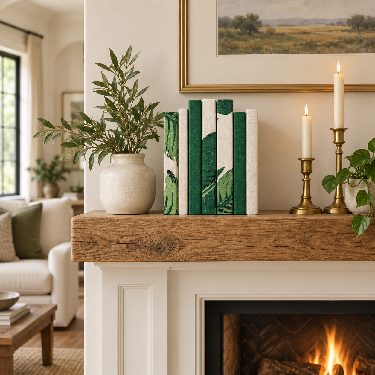 Green Botanical Home Accents