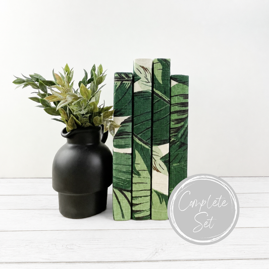 Green Botanical Book Set