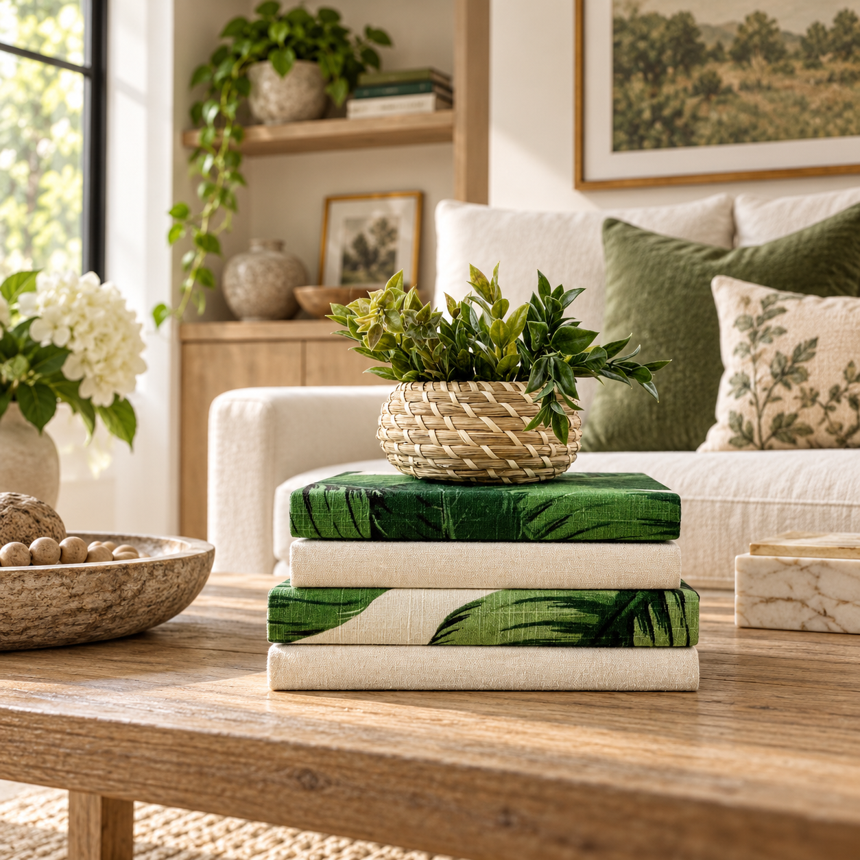Botanical Books for Decor