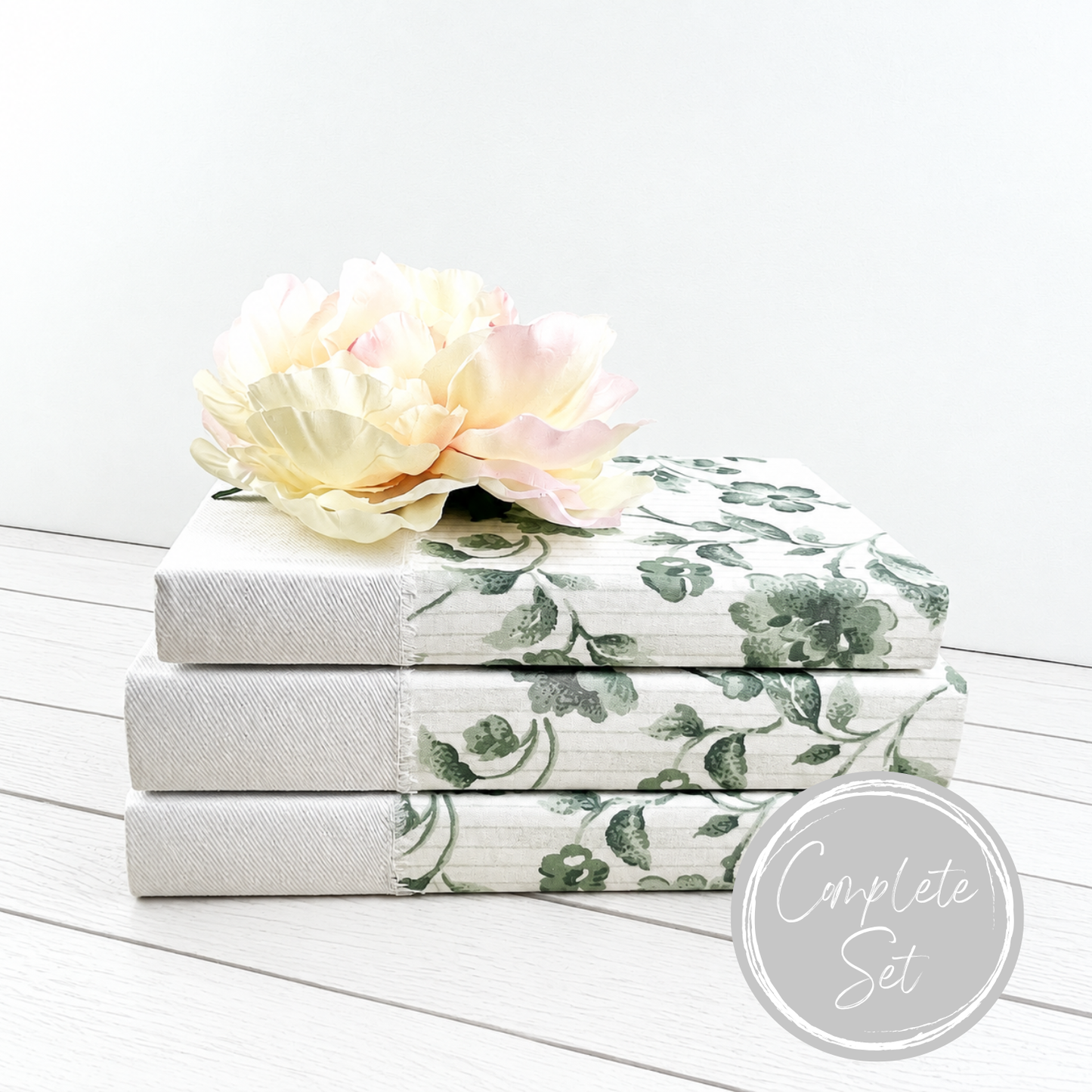 Spring Books Set for Home Decor