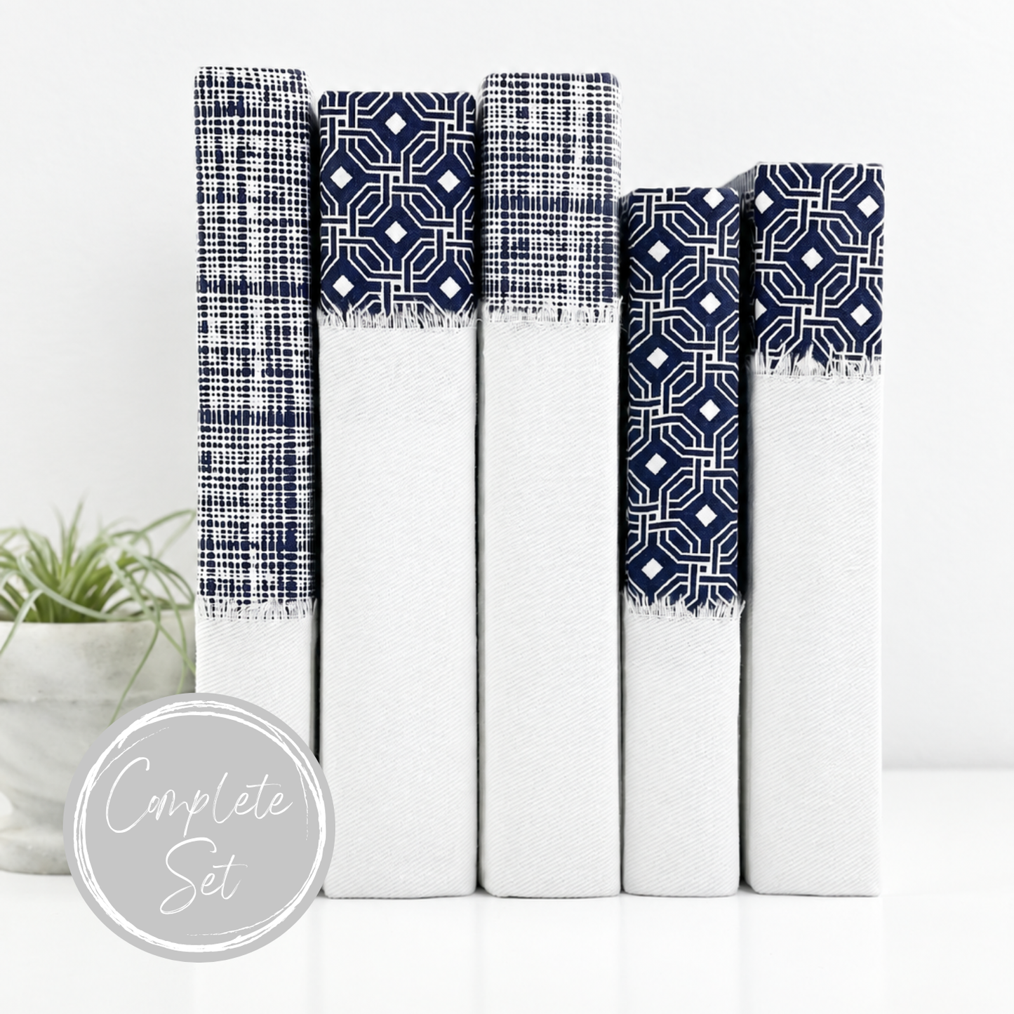 Blue Shelf Decor