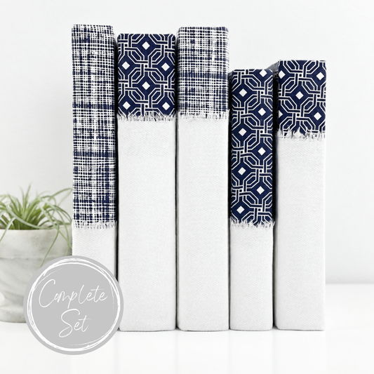 Blue Shelf Decor