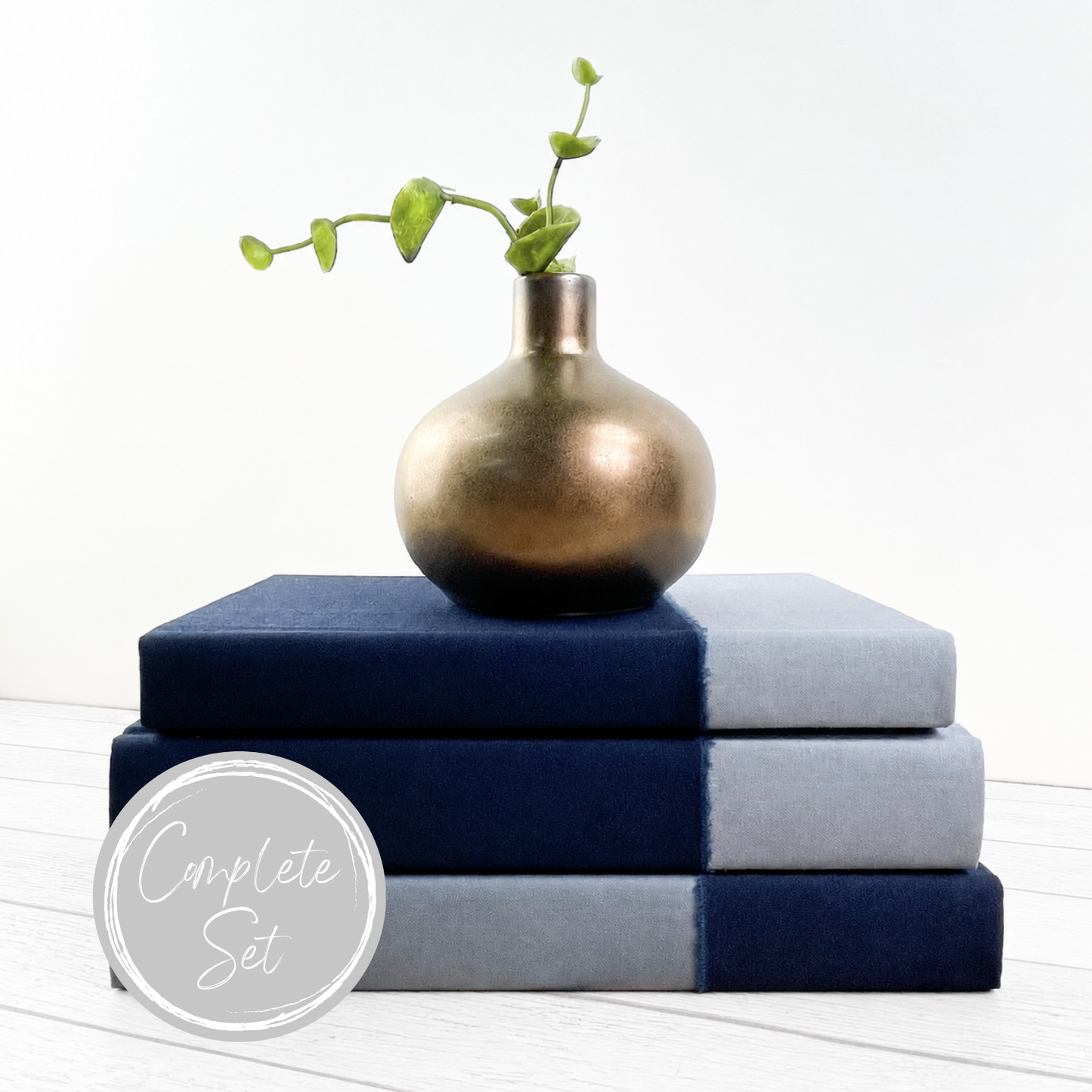 Shades of Blue Books for Decor