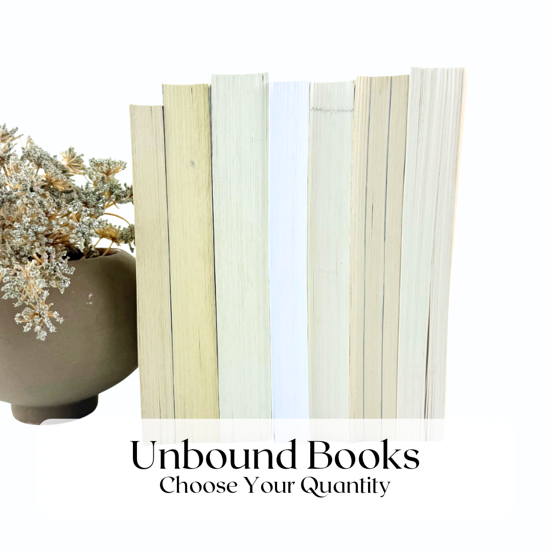Unbound Books for Home Decor (Set of 25)