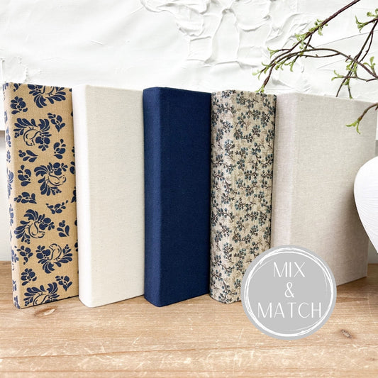 Blue Vintage Decorative Books