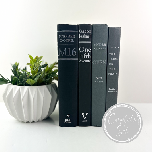 Black and Gray Book Bundles