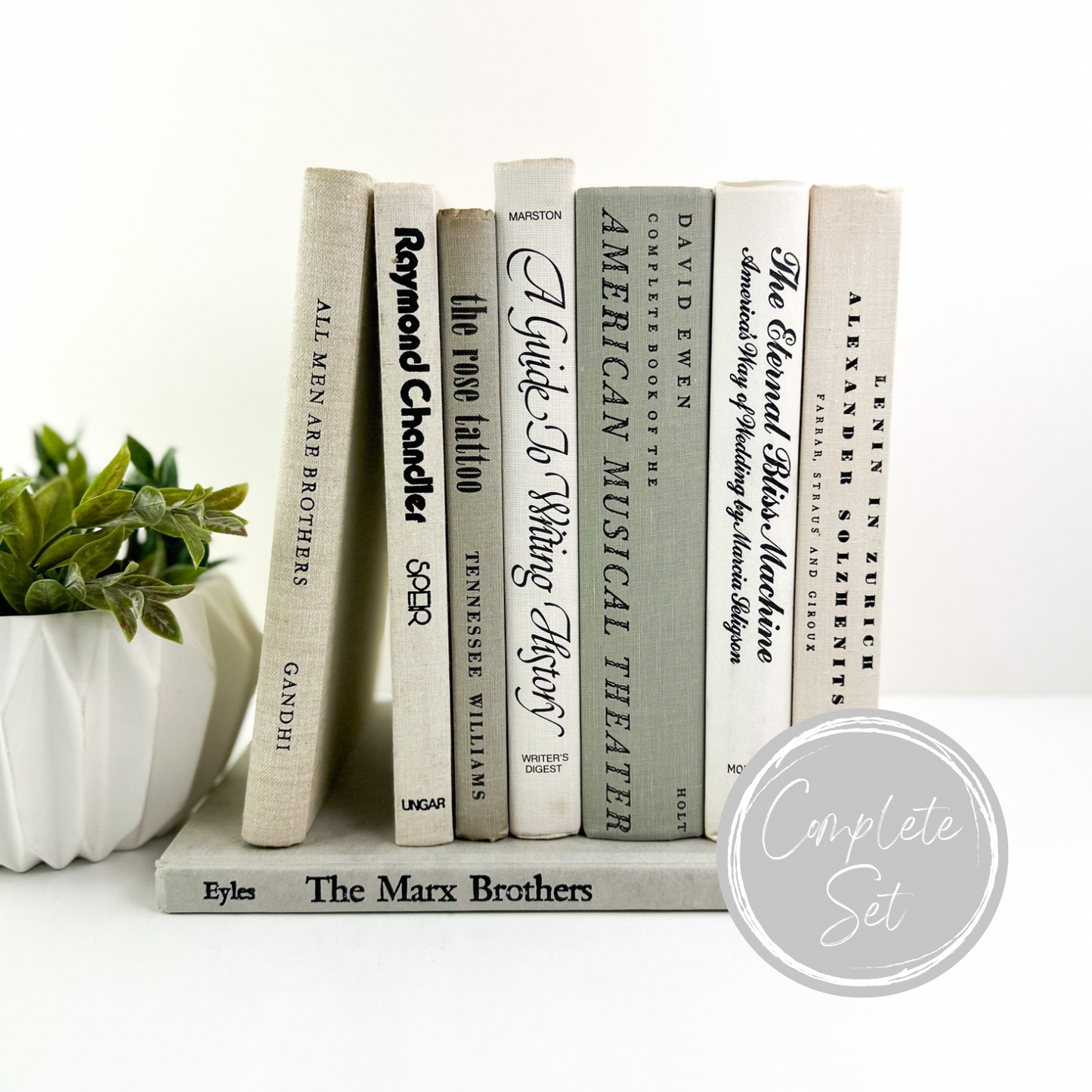 Neutral Books for Display