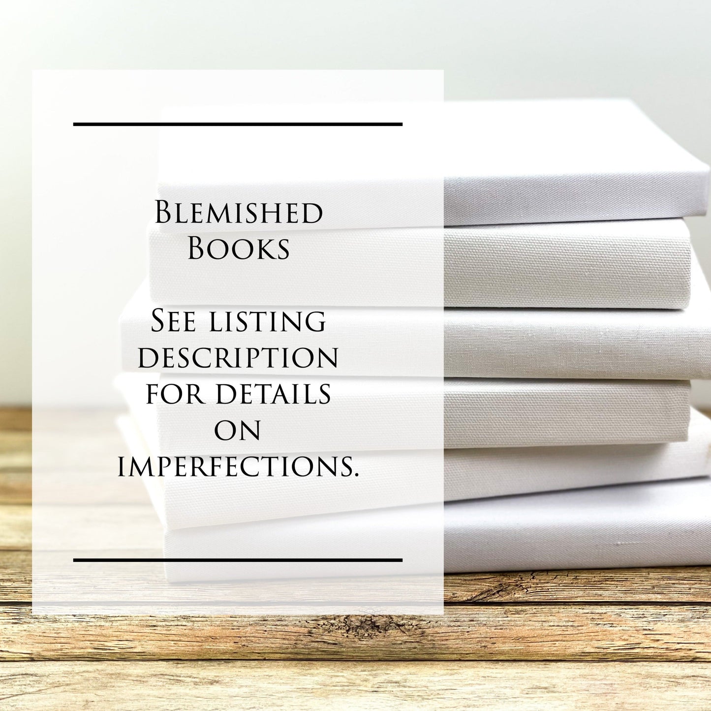Blemished Books - Varied Imperfections