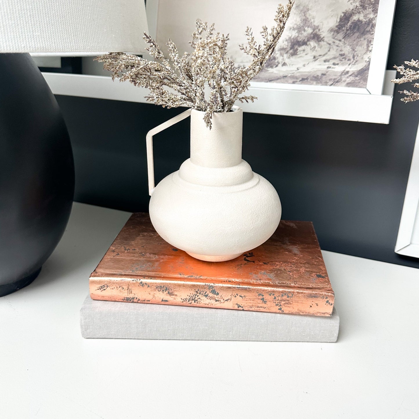 Gold Leaf Books for Shelf Decor