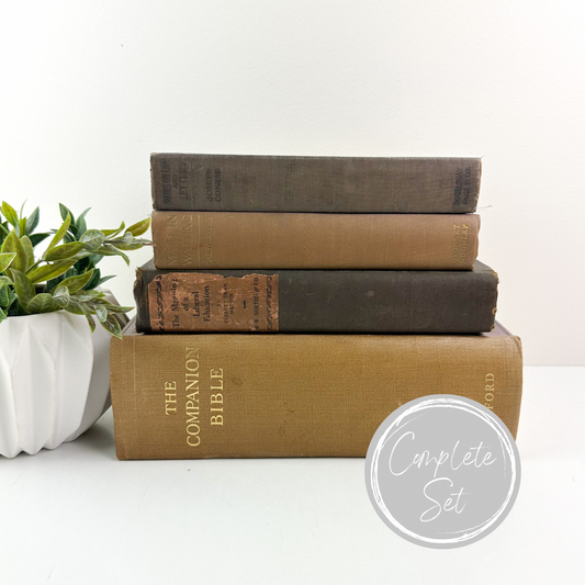 Purple and Brown Stack of Books