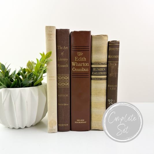 Brown Books for Home Accents