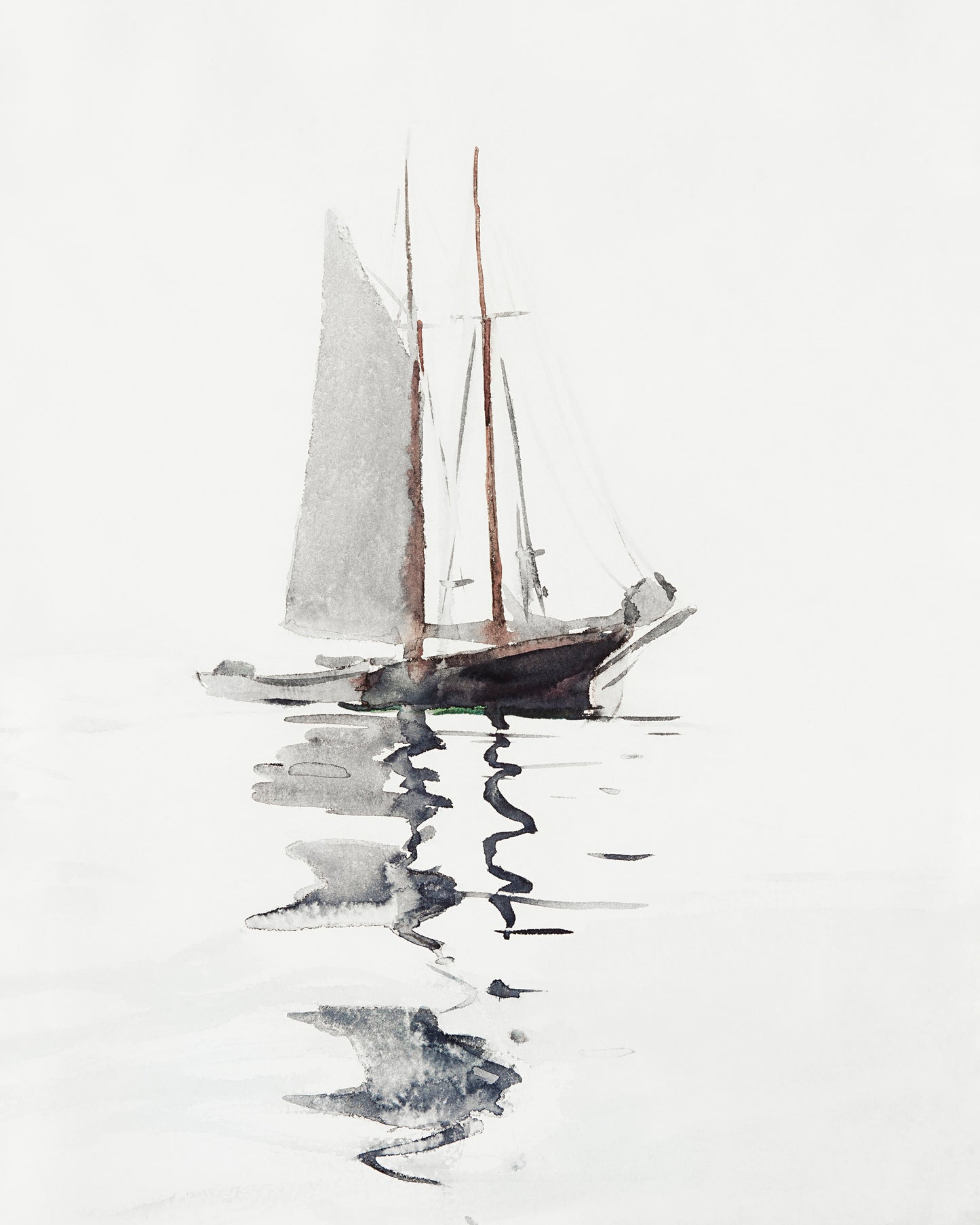 Sailboat Print for Gallery Wall
