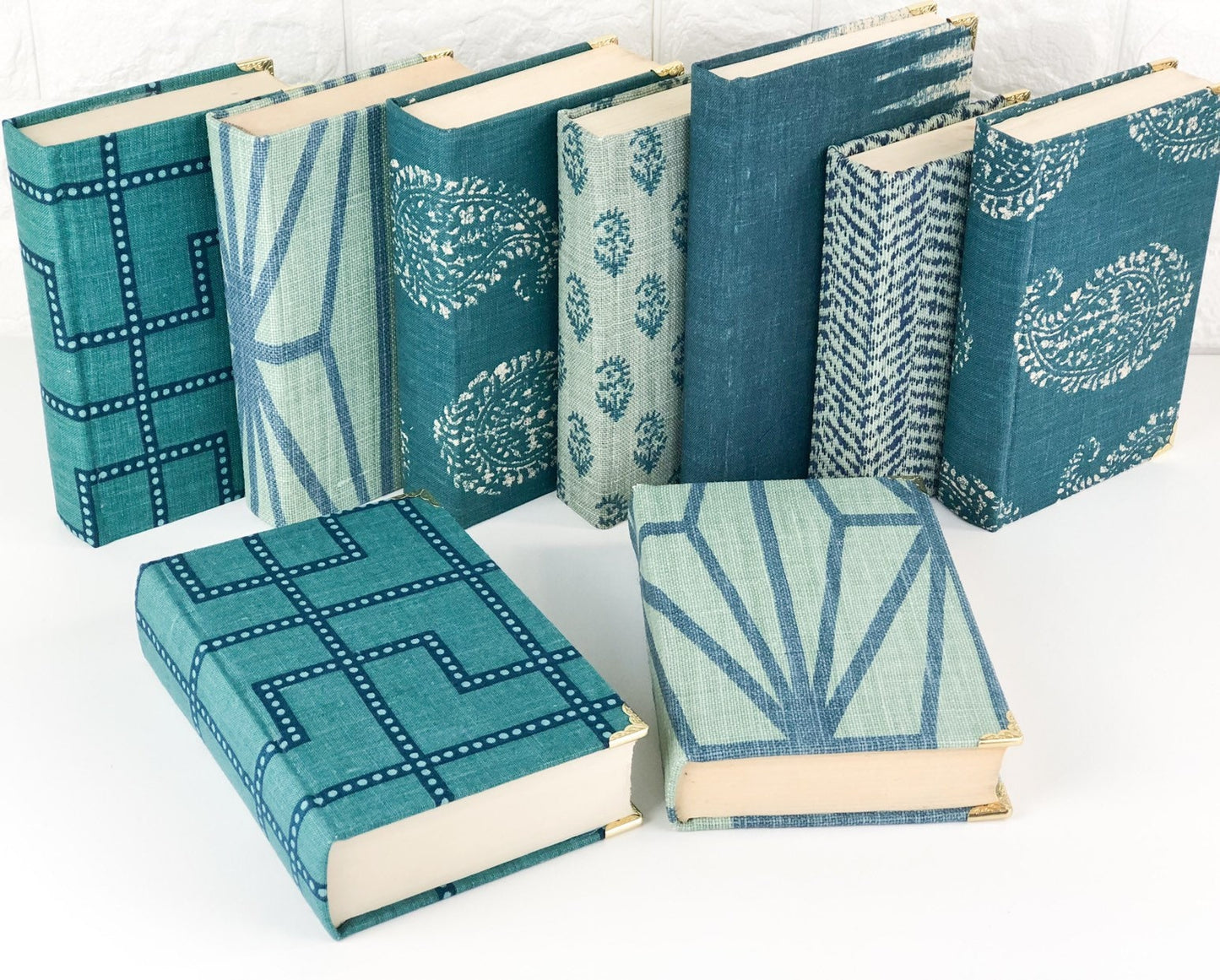 Turquoise Decorative Books 