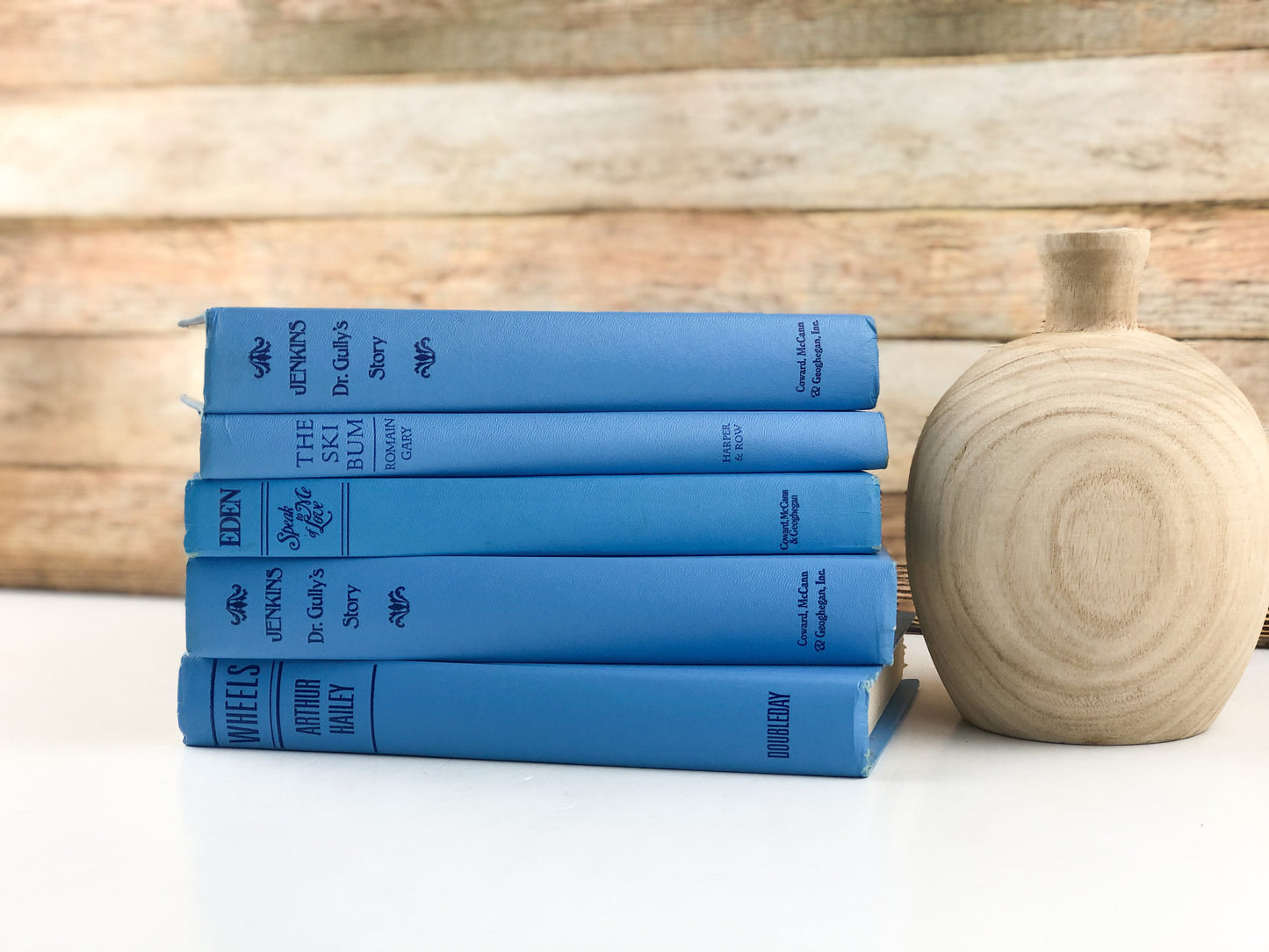 Blue Home Decor / Decorative Book Set