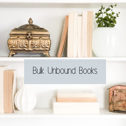 Unbound Books for Home Decor (Set of 25)