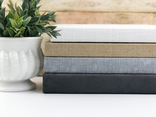 Fabric Covered Books / Shelf Decor