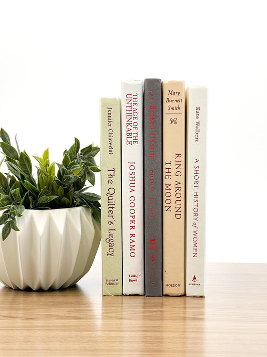 Red and Cream Decorative Books