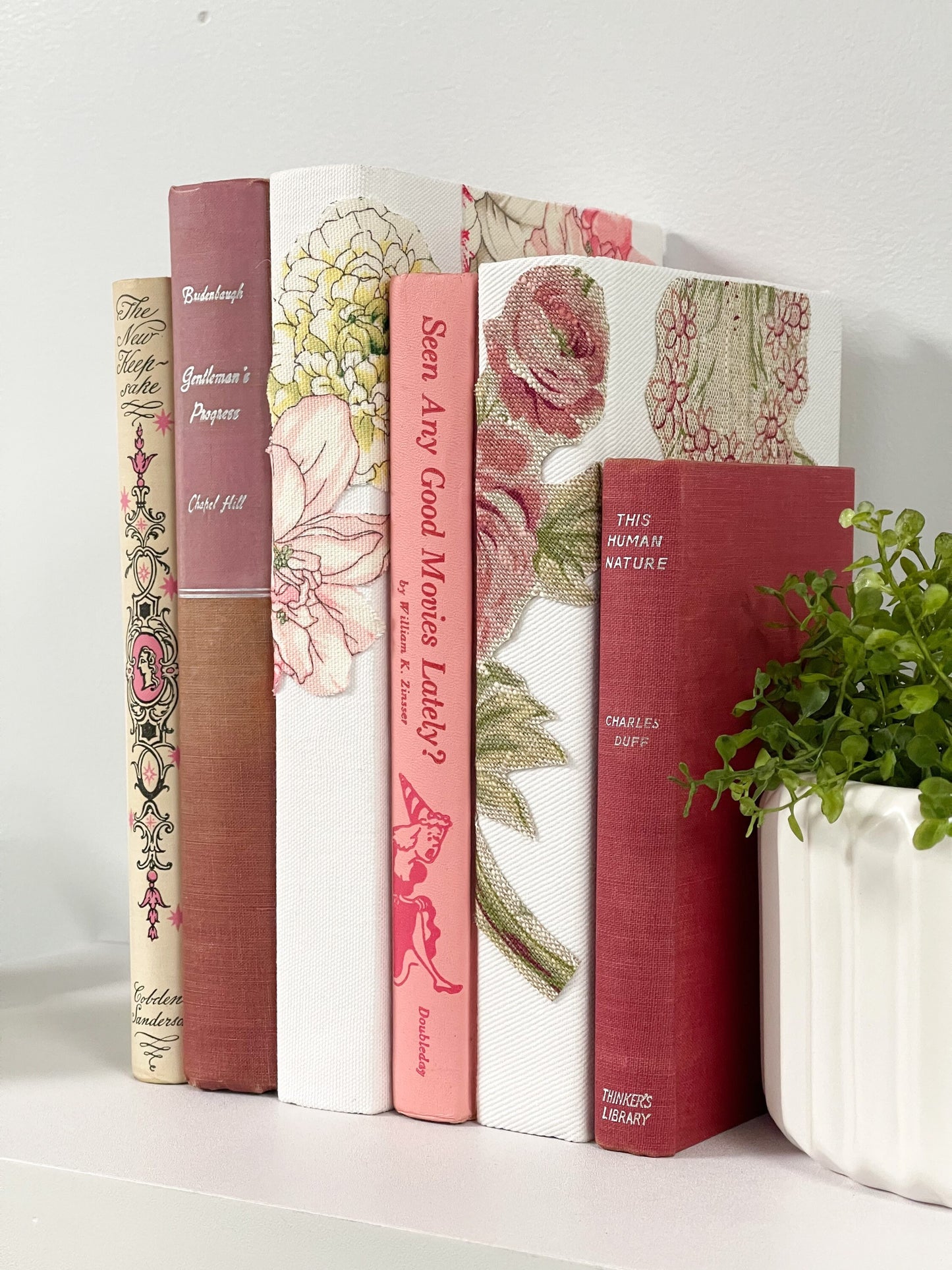Handcrafted Decorative Books for Shelf Decor