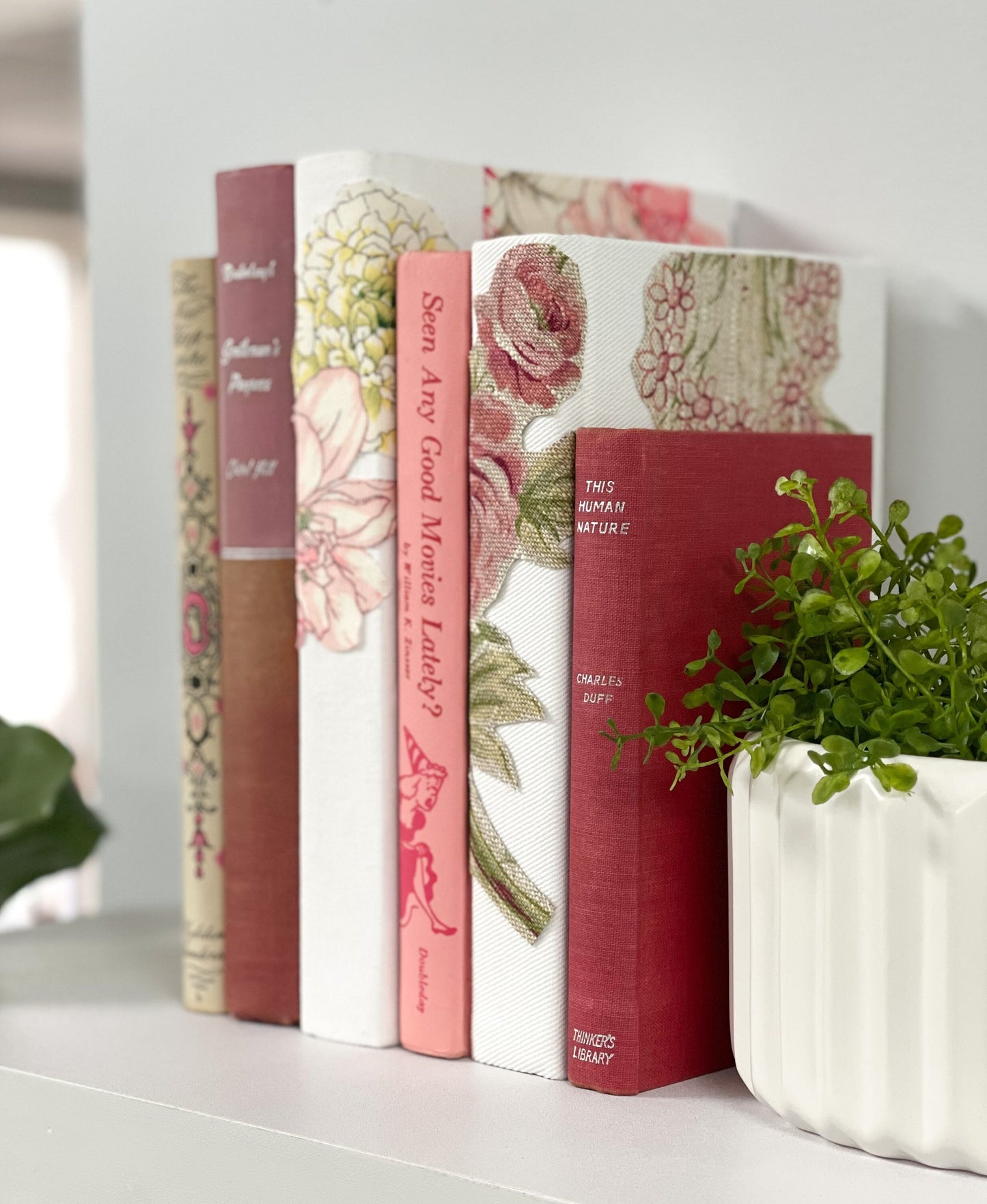 Handcrafted Decorative Books for Shelf Decor