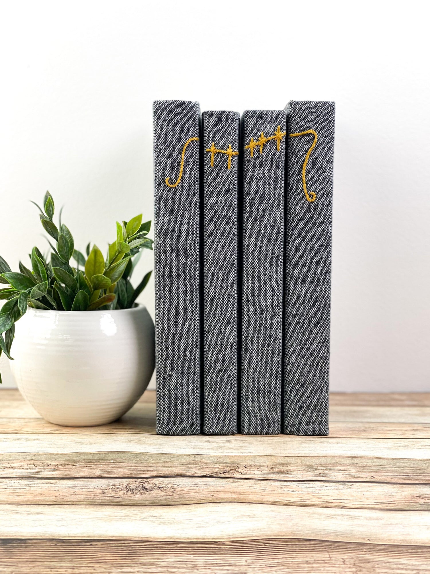 Embroidered Book Set