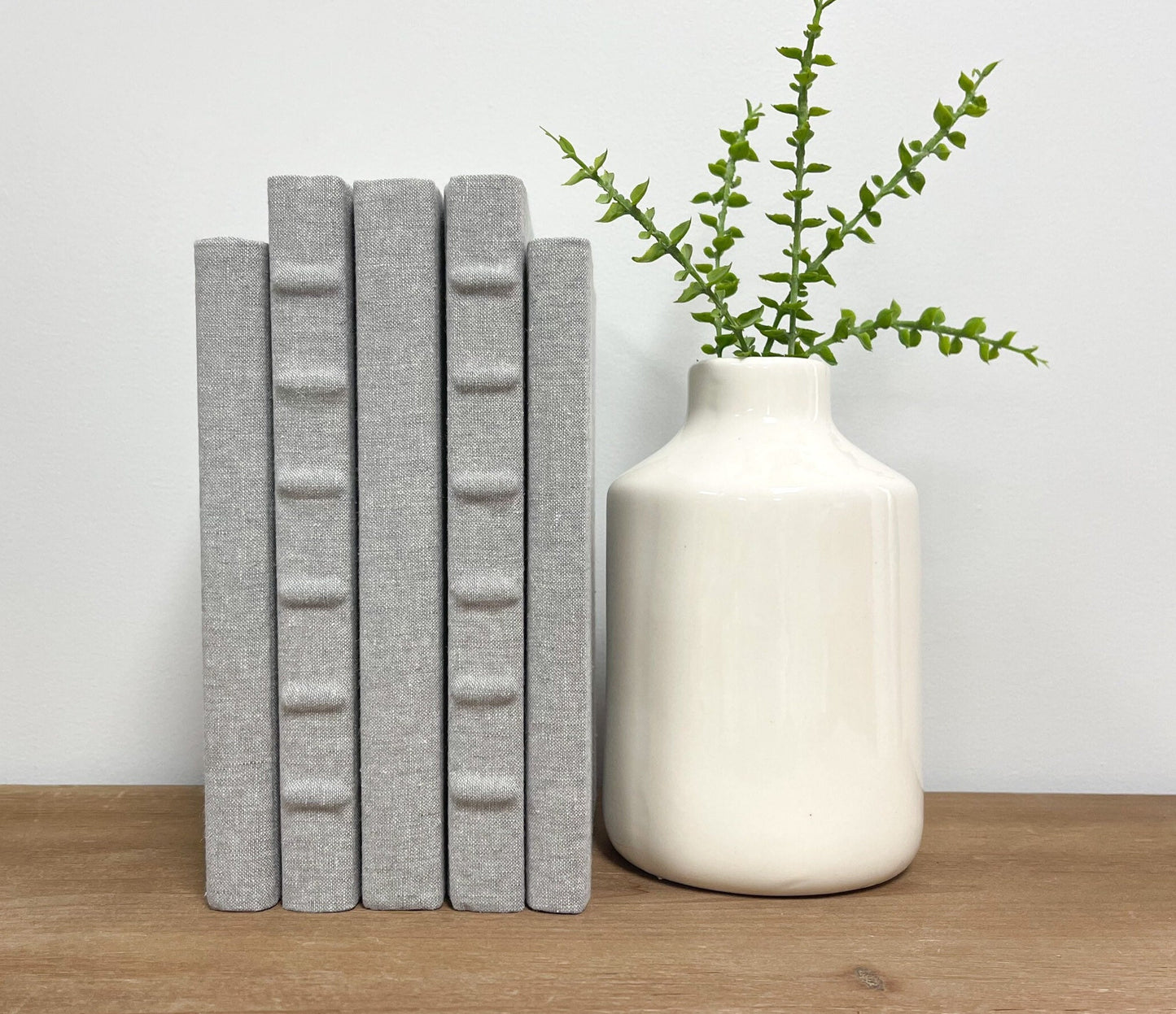 Gray Book Set, Decorative Books for Shelf Decor, Designer Books for Decorating, Book Set