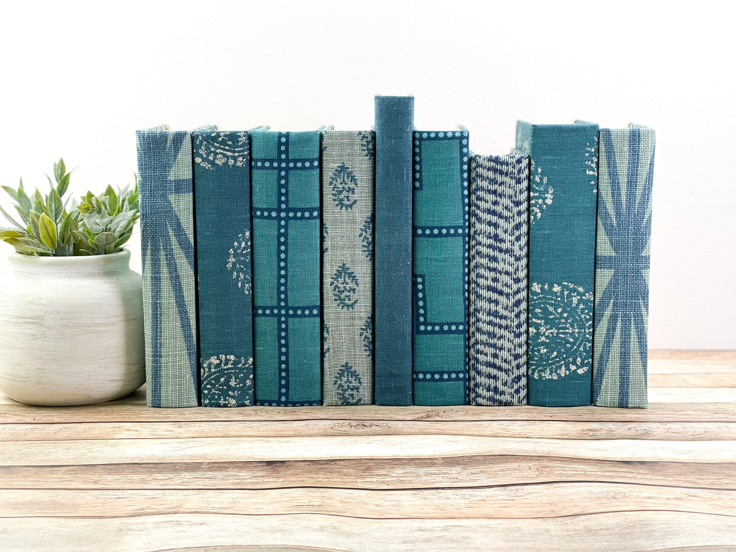 Turquoise Decorative Books 