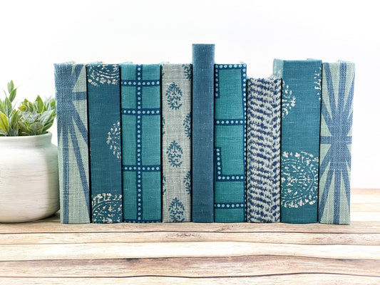 Turquoise Decorative Books