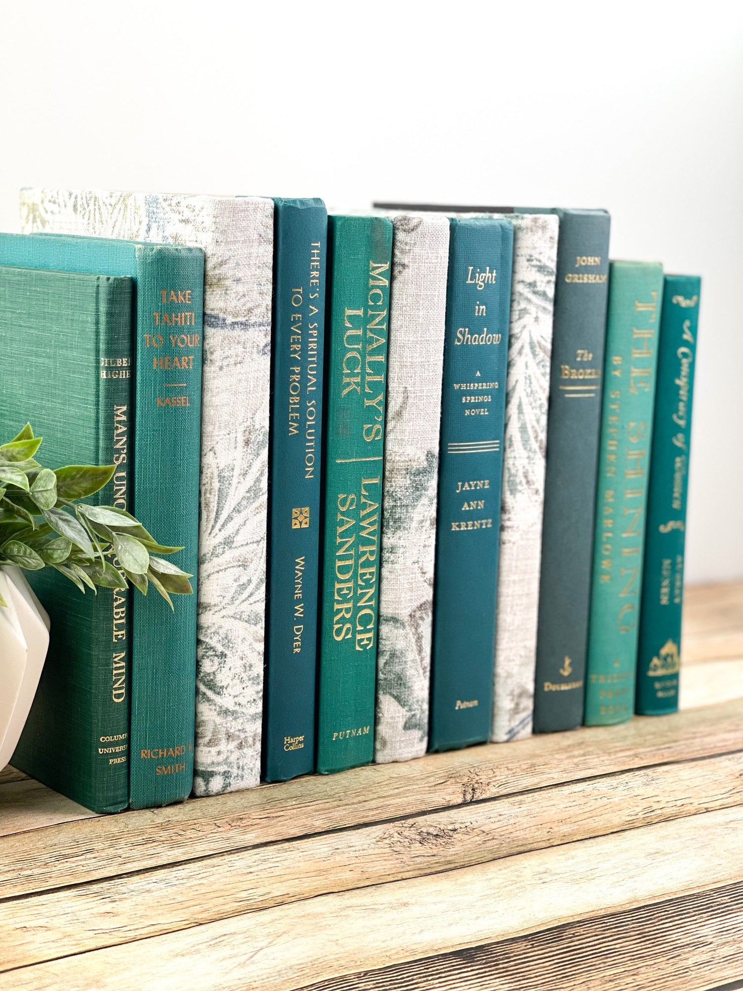 Teal Decorative Books for Home Decor
