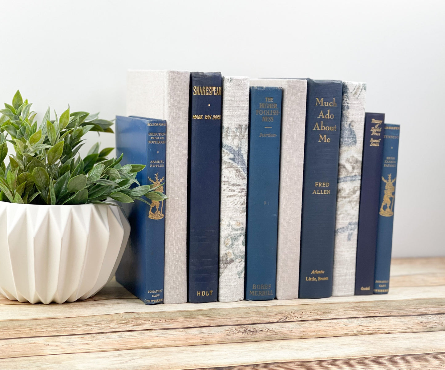 Blue Decorative Books for Home Decor