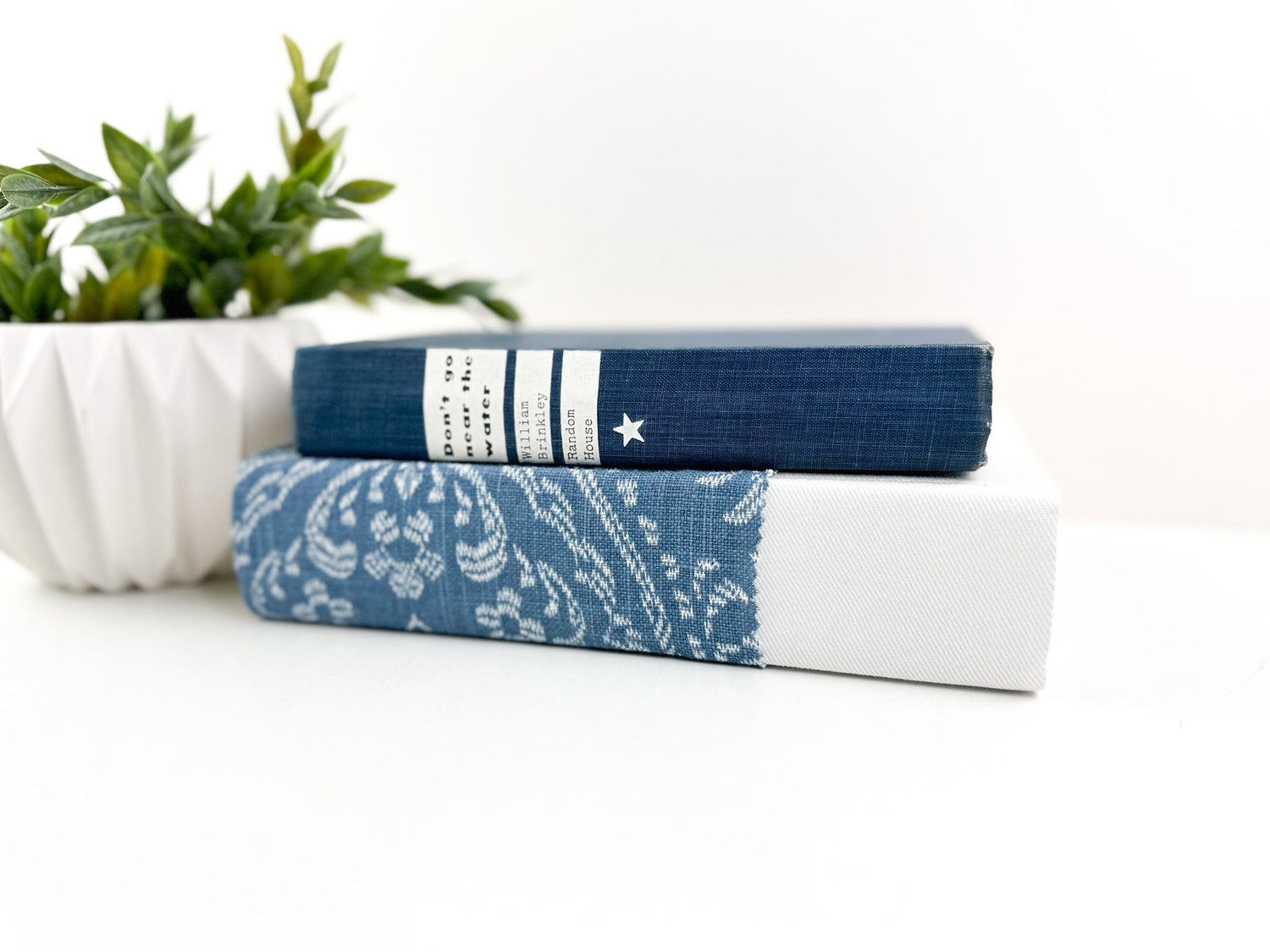 Blue Decorative Book Set