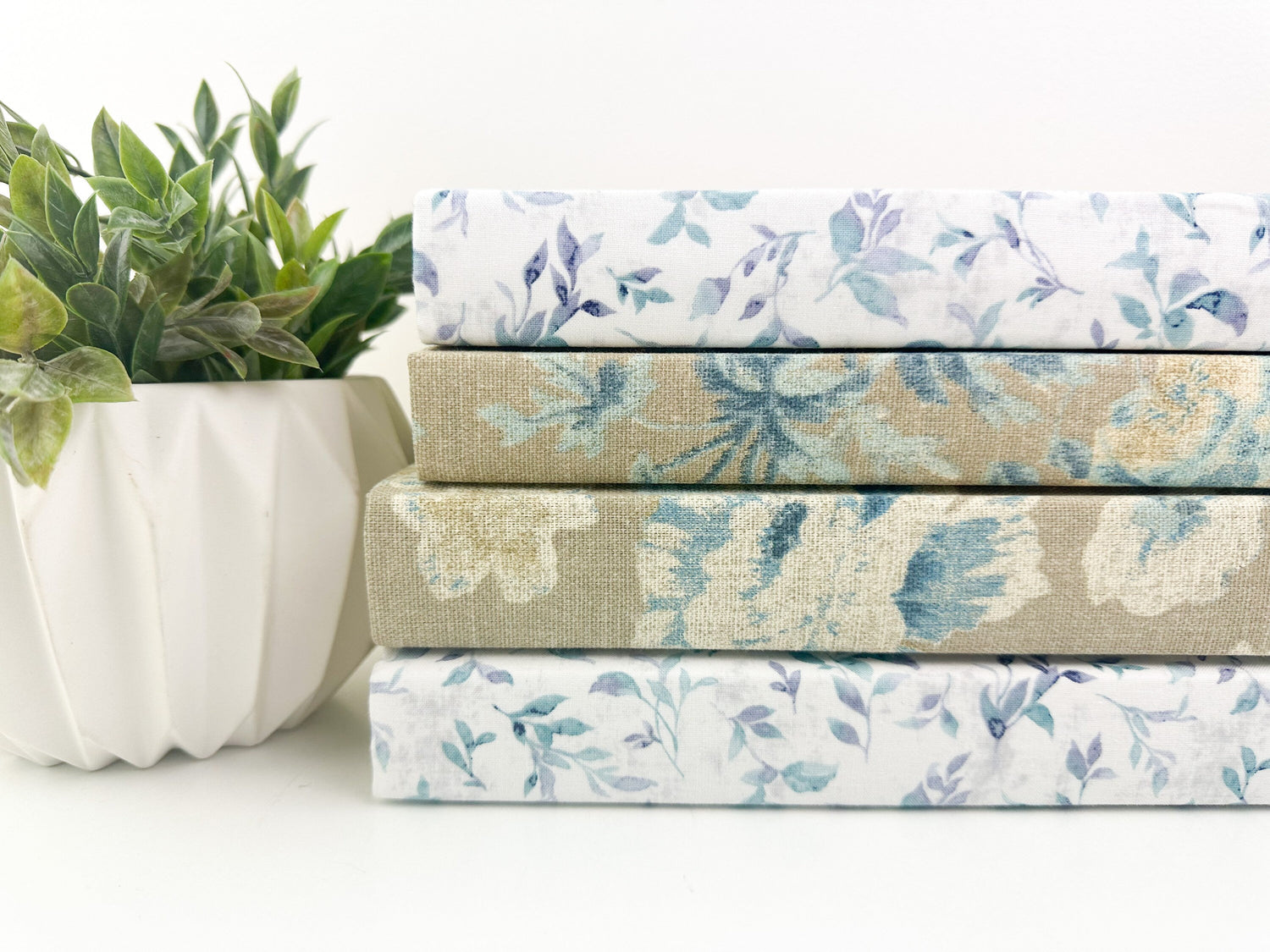 Fabric Covered Books for Shelf Decor