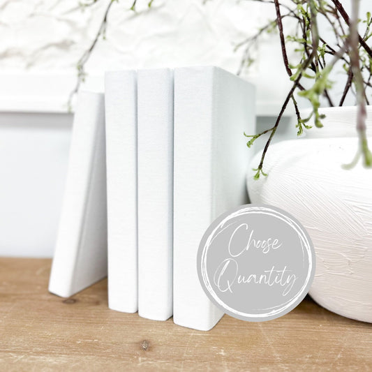 White Decorative Books