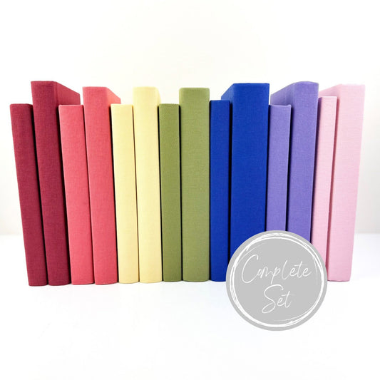 Rainbow Decorative Books for Shelf Decor