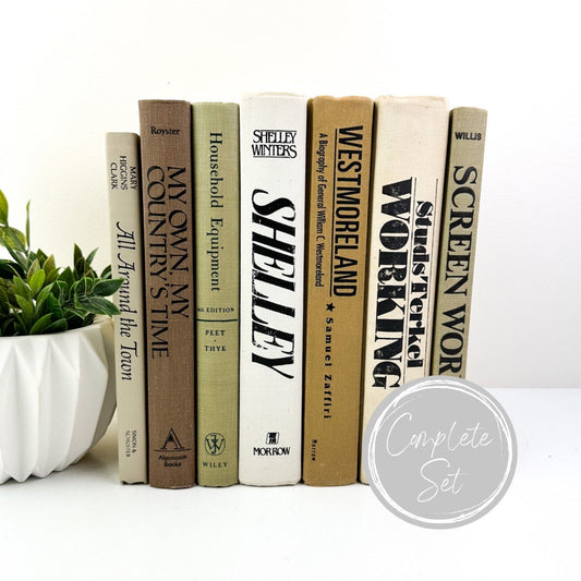 Brown Decor for Shelves