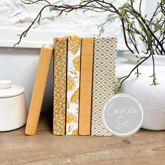 Yellow Shelf Decor