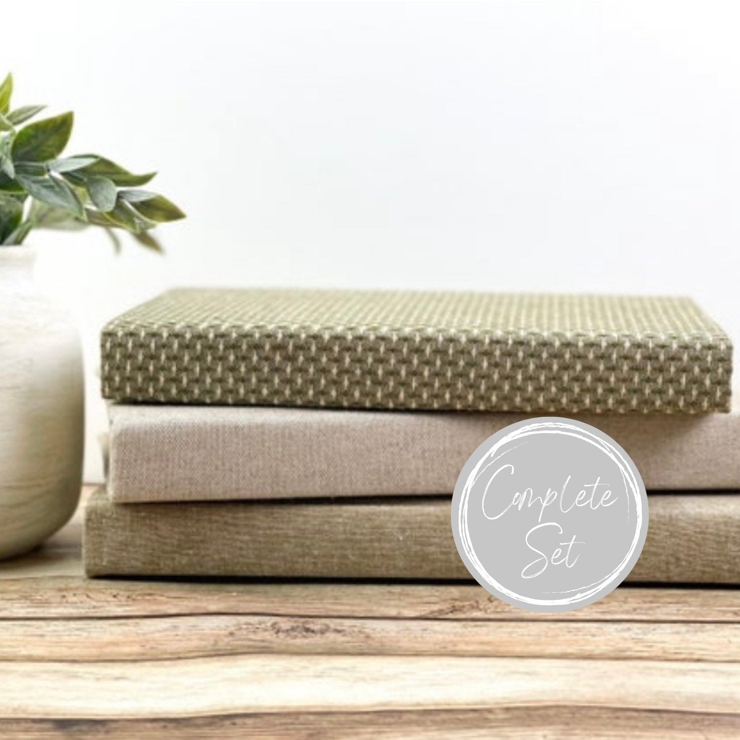 Linen Covered Books – Elements