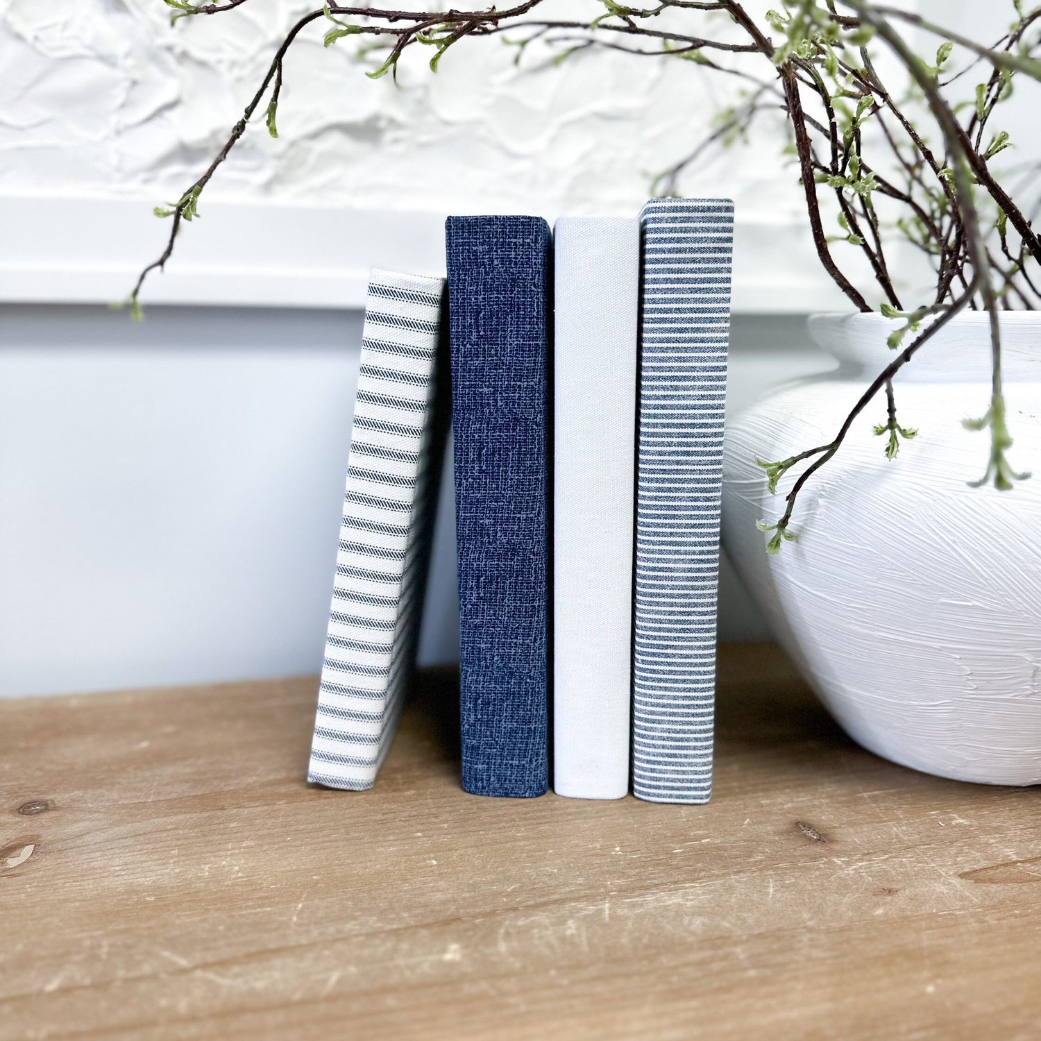 Blue Books for Shelf Decor