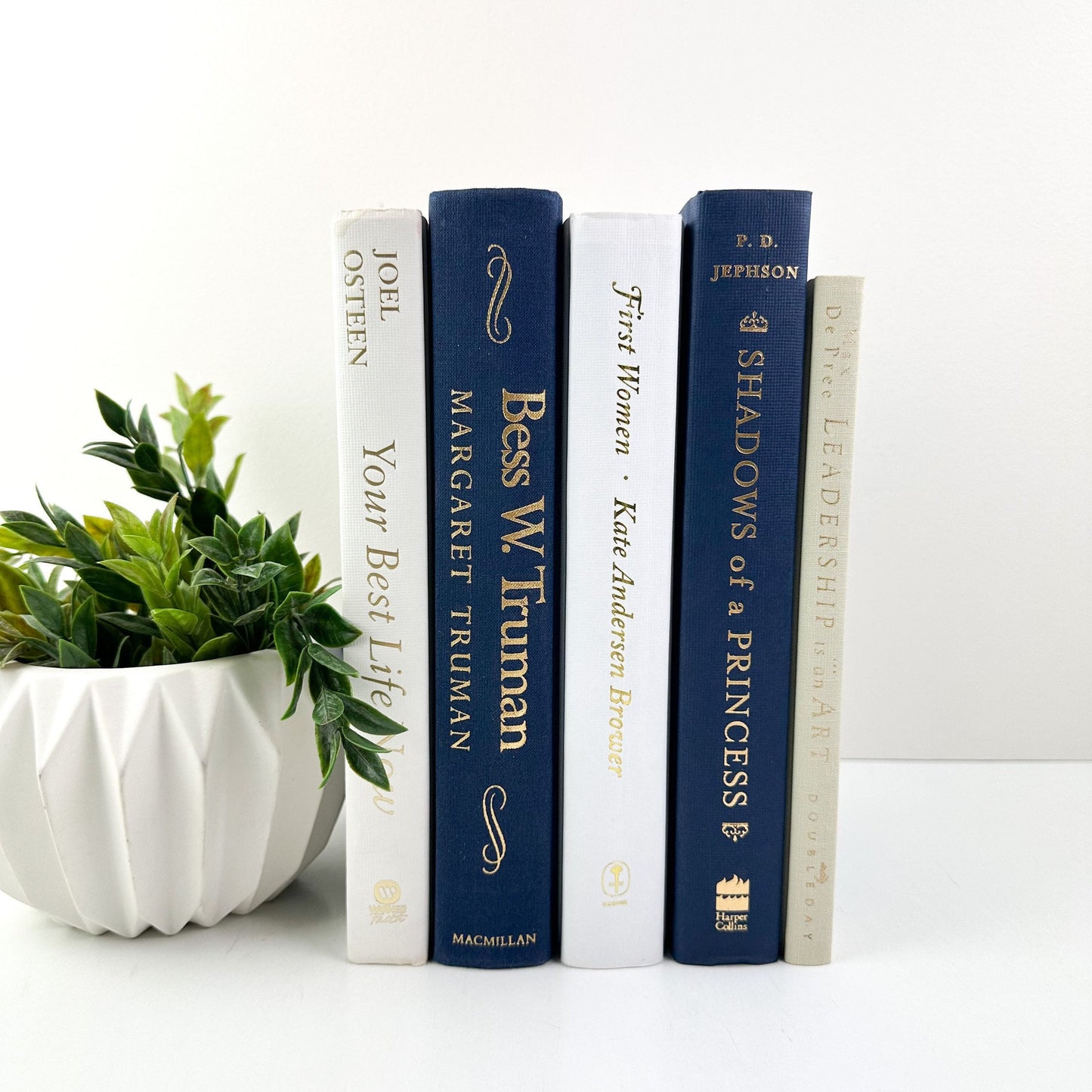 Blue Decorative Books for Home Decor, Books by Color, Books by the Foot, Shelf Decor