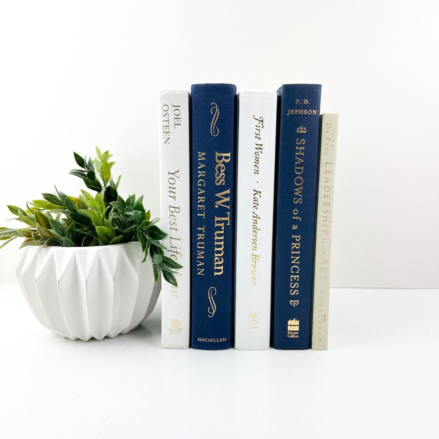 Blue Decorative Books for Home Decor, Books by Color, Books by the Foot, Shelf Decor