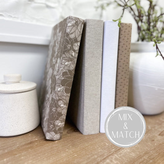 Book Decor, Light Brown Books, Books by Color, Book Set, Display of Books