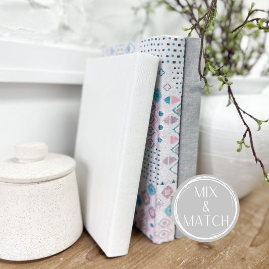 Girls Room Decorative Books, Nursery Shelf Decor, Book Decor