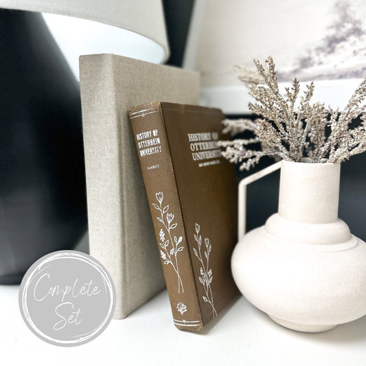 Decorative Books for Home Decor, Books by Color, Books by the Foot, Shelf Decor