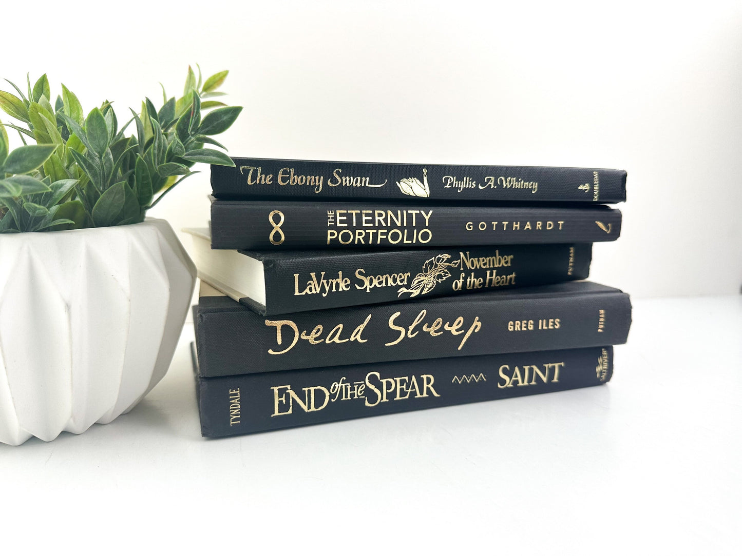 Books for Shelf Decor, Living Room Decor, Modern Decor, Book Bundle, Book Set