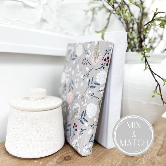 Blue and Pink Decorative Books, Nursery Decor, Shelf Accessories