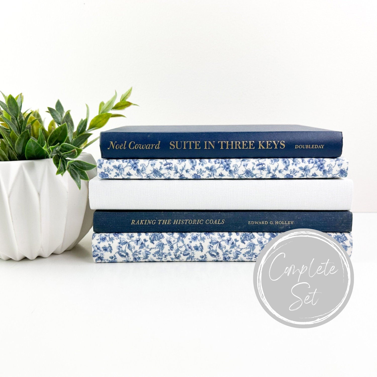 Decorative Books for Living Room Decor, Book Set for Shelf Decor, Book Bundle, Table Decor