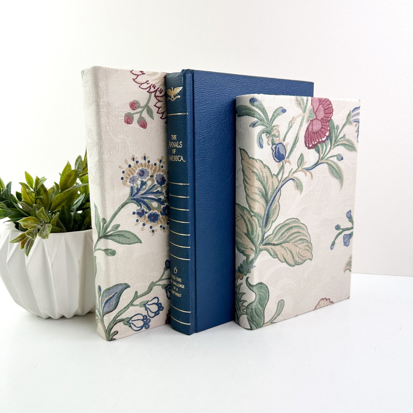 Blue decorative Books for Living Room Decor, Book Set for Shelf Decor, Book Bundle, Table Decor