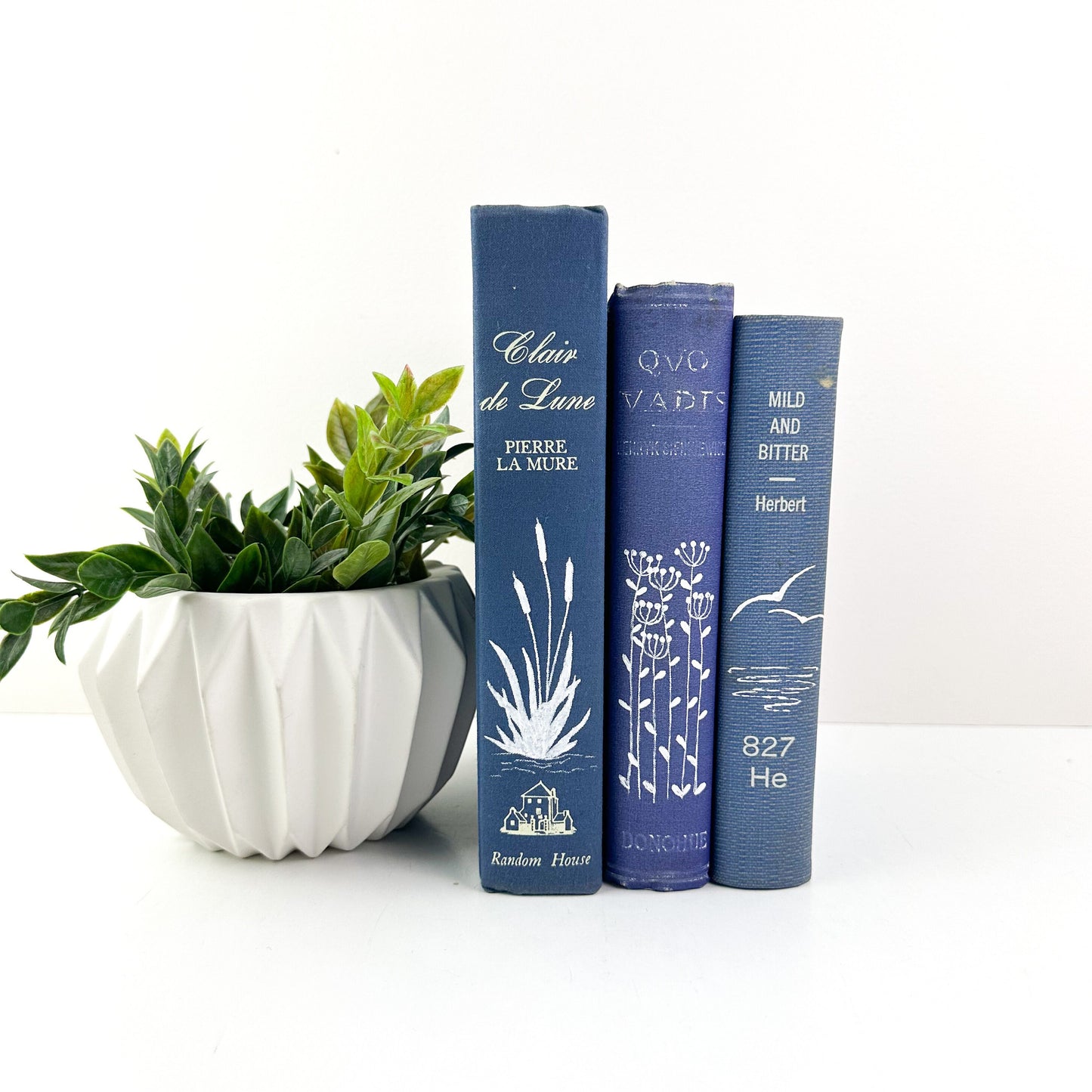 One of a Kind, Books for Shelf Decor, Living Room Decor, Modern Decor, Book Bundle, Book Set