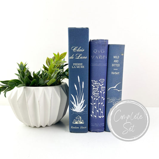 One of a Kind, Books for Shelf Decor, Living Room Decor, Modern Decor, Book Bundle, Book Set