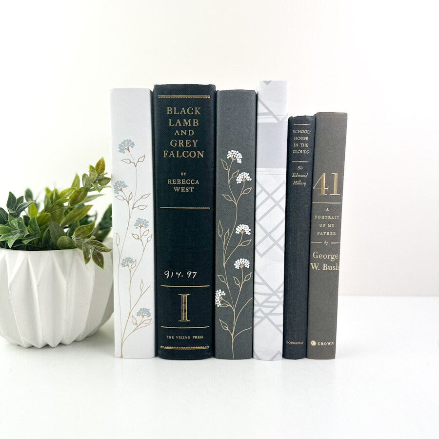 Books for Shelf Decor, Living Room Decor, Modern Decor, Book Bundle, Book Set