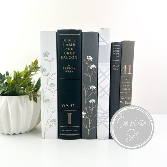 Books for Shelf Decor, Living Room Decor, Modern Decor, Book Bundle, Book Set